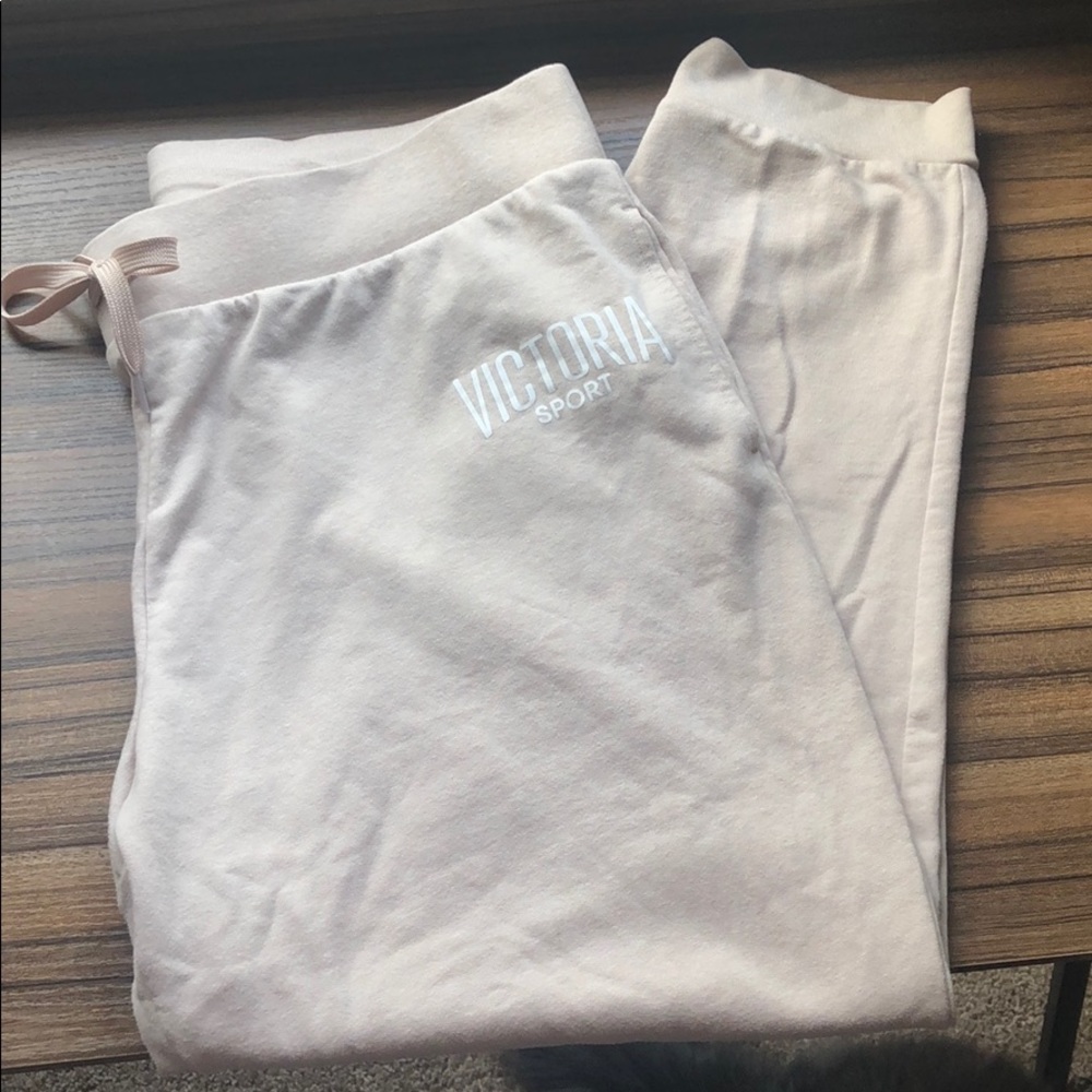 Victoria Secret Sport Tan Jogger Sweatpants XL